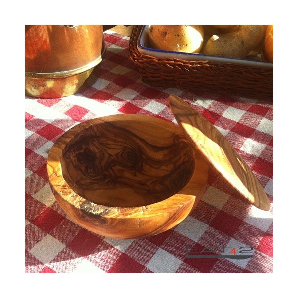 olive wood pot