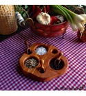 salt and pepper dish olive wood