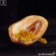 small olive wood bowl oval with natural edge