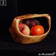 Big bowl for fruits or other vegetable. Very decorative, 100% handmade out of olive wood